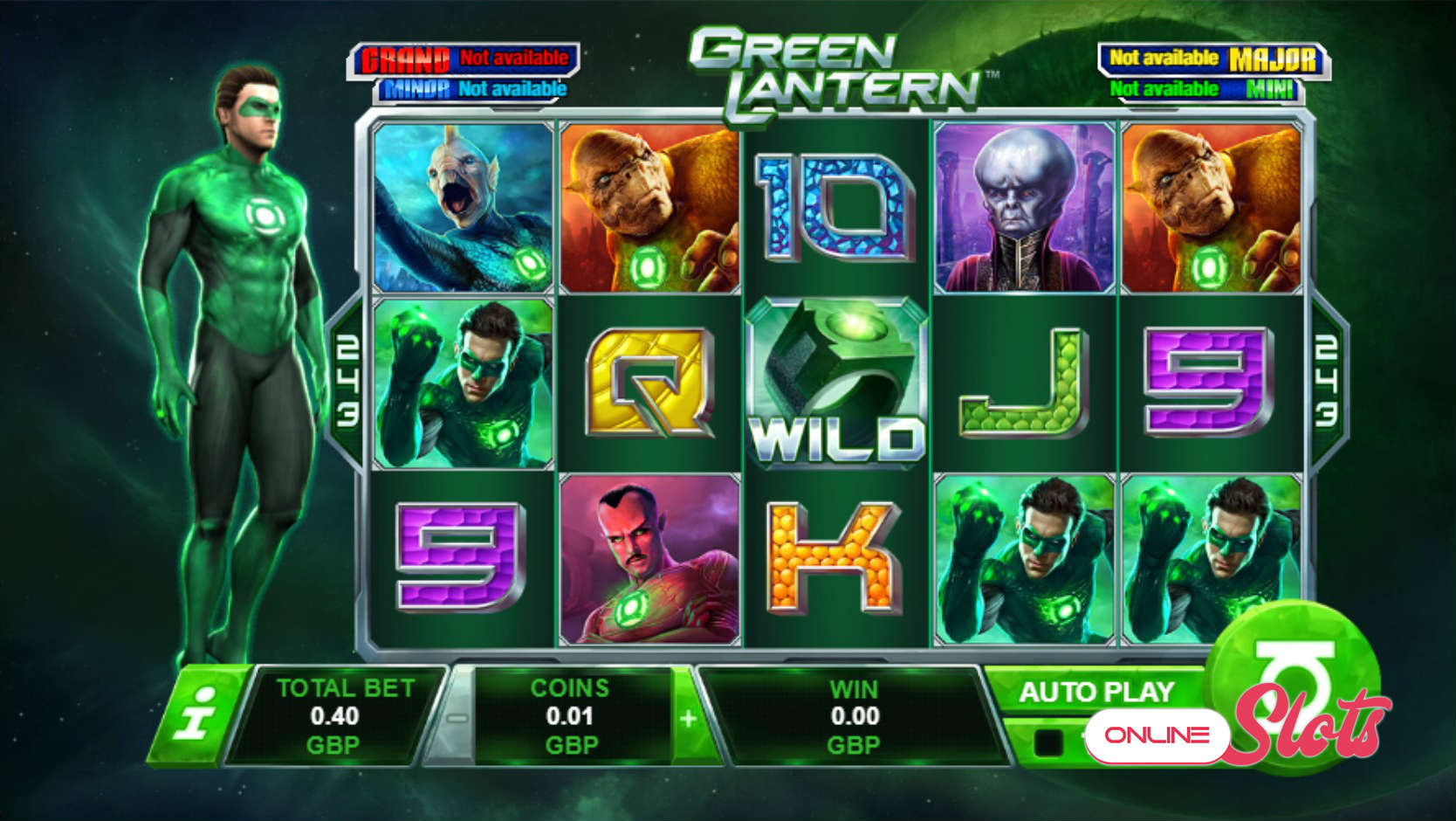 Френдс казино рекомендует слоты «Green Lantern»